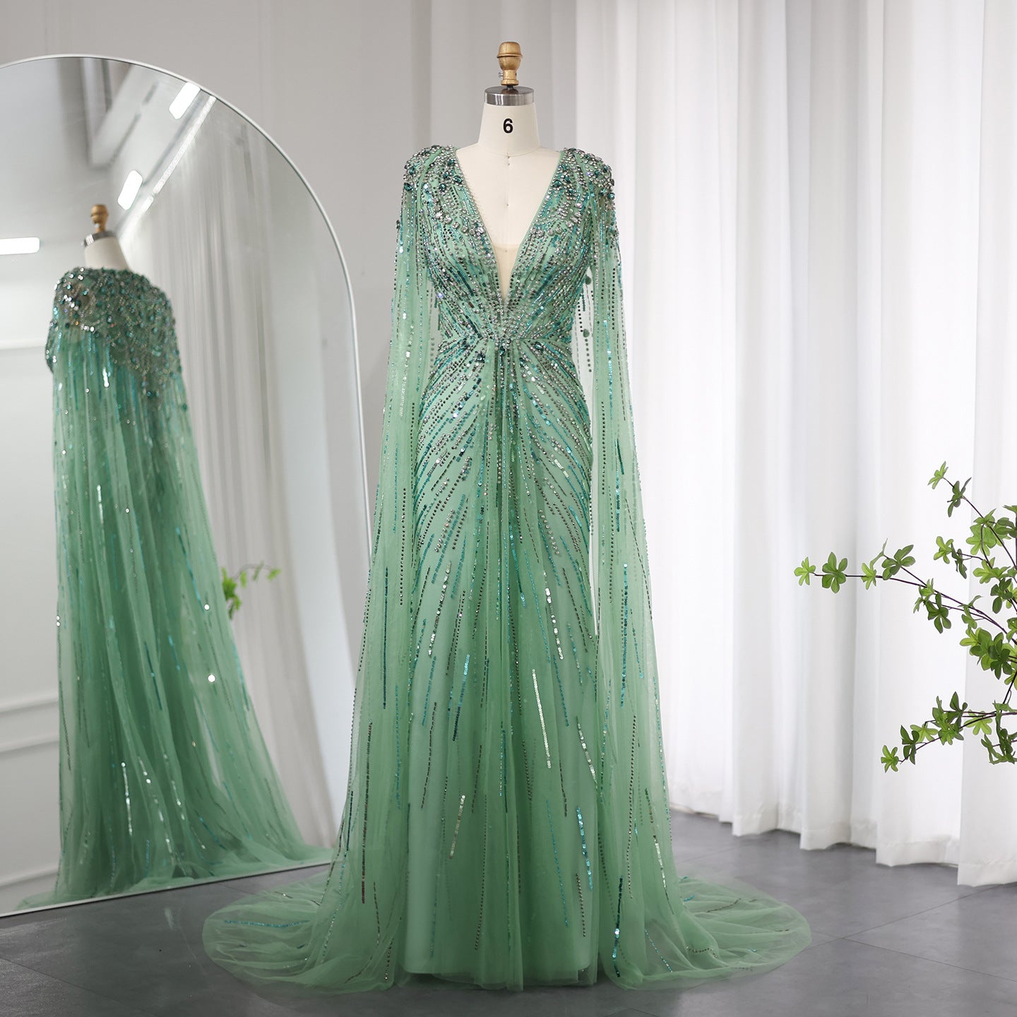 The Emerald Radiance Gown